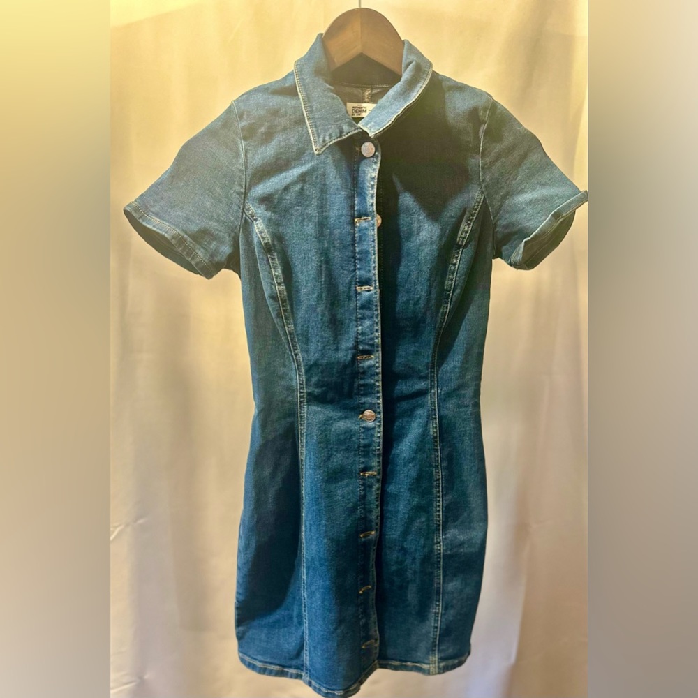 Authentic denim by trf midi dress